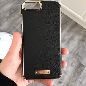 Kate spade black and gold iPhone 7,8 plus case.
